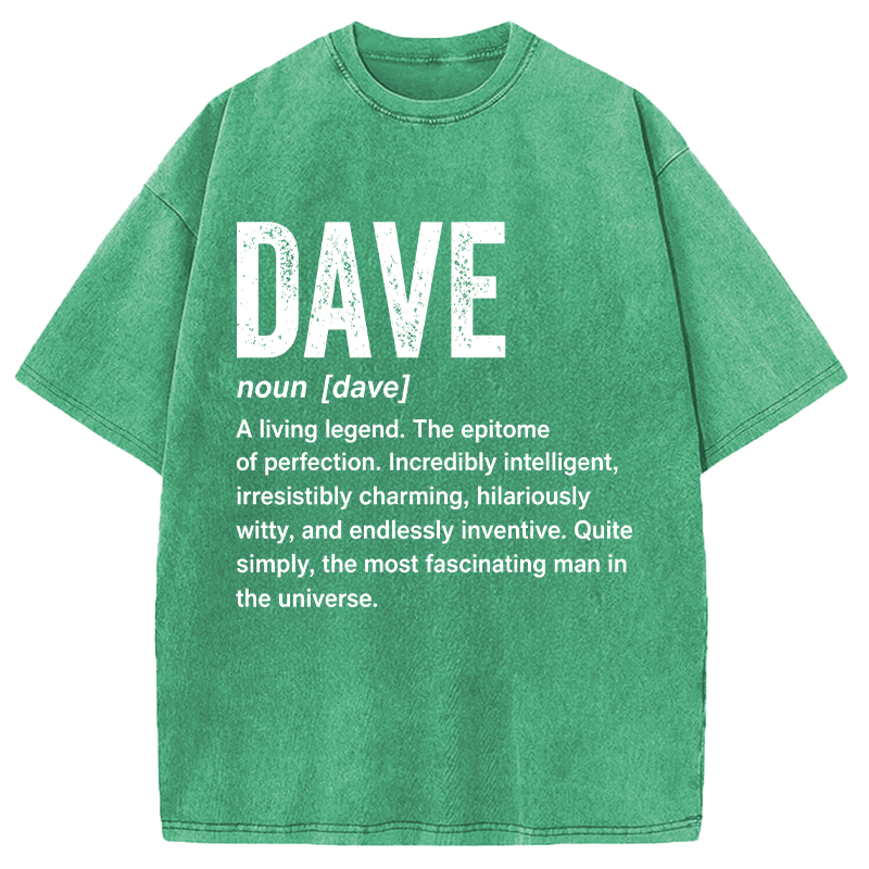 Modecanvas Dave Definition DTG Printing Washed T-Shirt