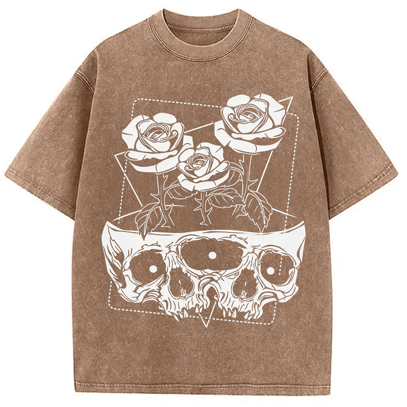Modecanvas Ever After DTG Printing Washed T-Shirt-modecanvas