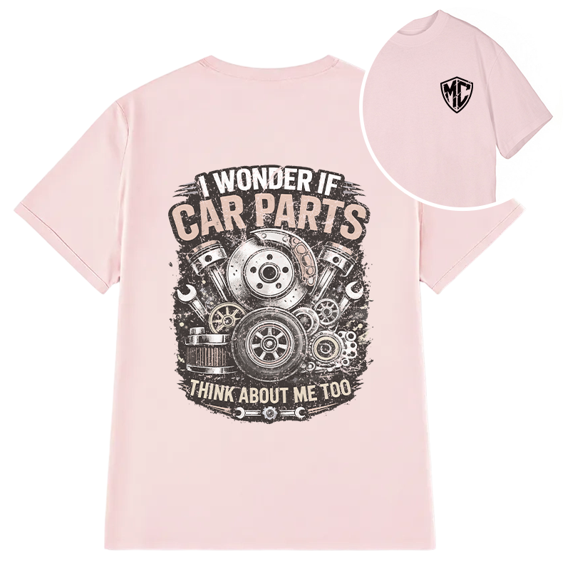 Modecanvas Vintage Car Parts DTG Printing Back Classic T-Shirt