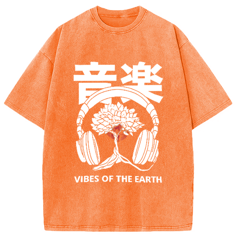 Modecanvas Music DJ Hip Hop Washed T-Shirt