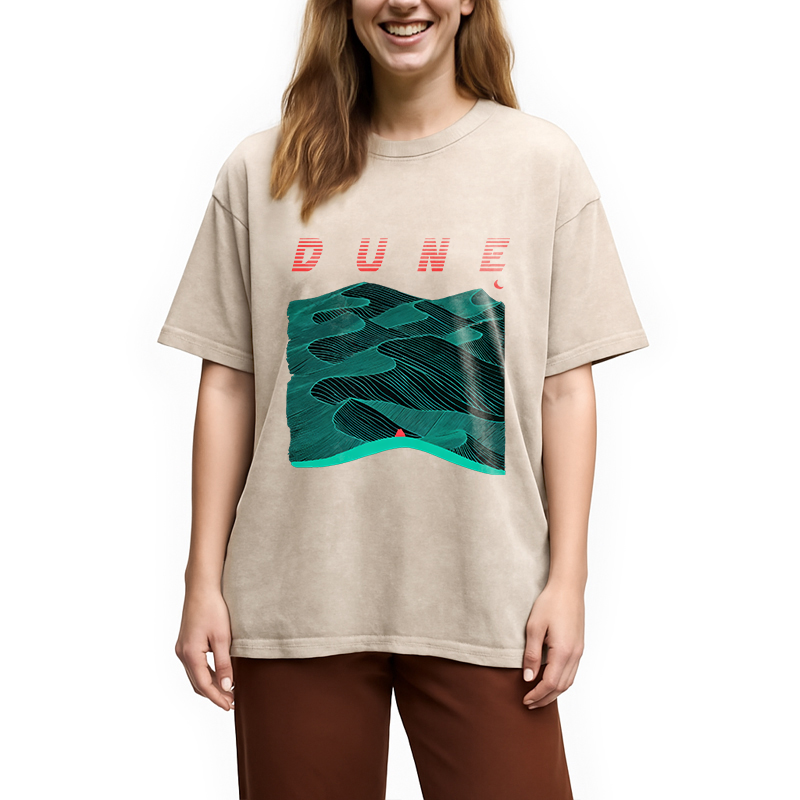 Modecanvas Sands Of Synchronicity Washed T-Shirt