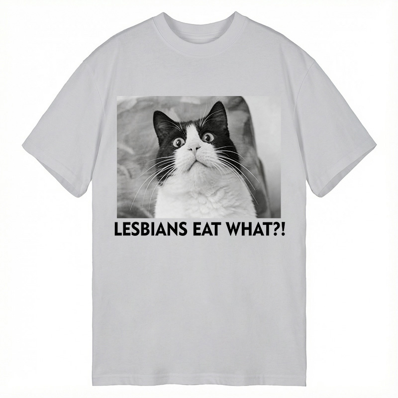 Modecanvas LESBIANS EAT WHAT!? DTG Printing Classic T-Shirt-modecanvas