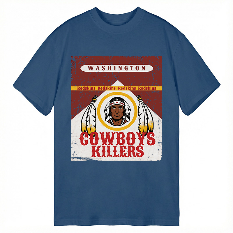 Modecanvas Vintage Killers Washington Redskins DTG Printing Classic T-Shirt-modecanvas