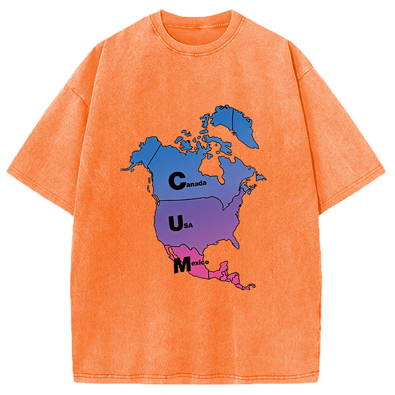 Modecanvas Canada USA Mexico DTG Printing Washed T-Shirt