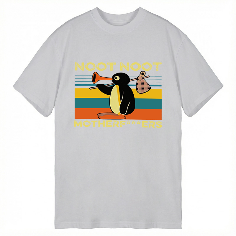 Modecanvas Pingu Noot Noot DTG Printing Classic T-Shirt-modecanvas