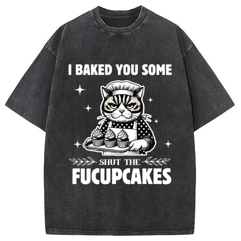 Modecanvas I Breakd You Some Pucupcakes Washed T-Shirt