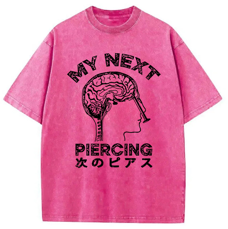 Modecanvas Next Piercing Surgery Washed T-Shirt