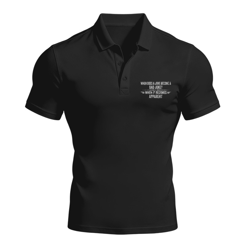 Modecanvas Funny Dad Joke Polo Shirt