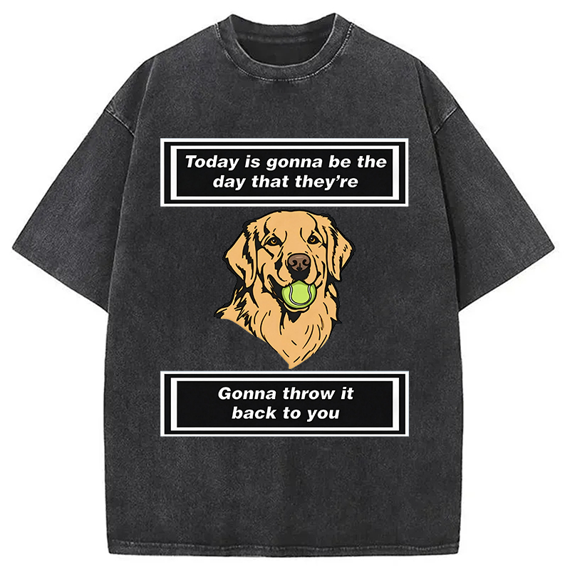 Modecanvas Back to You DTG Printing Washed T-Shirt