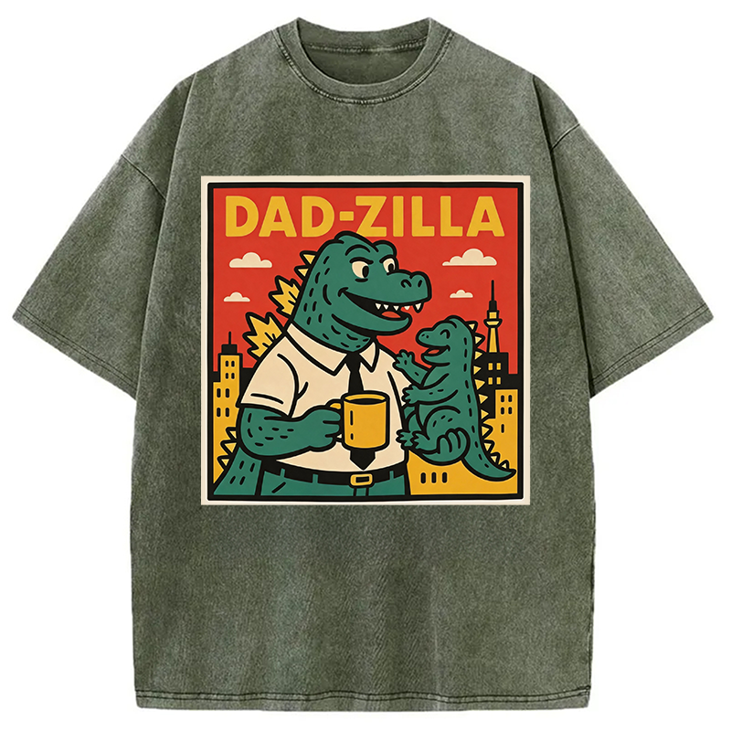 Modecanvas Dadzilla DTG Printing Washed T-Shirt