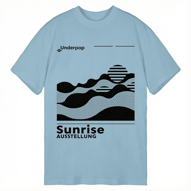 Modecanvas Sunrise DTG Printing Classic T-Shirt-modecanvas