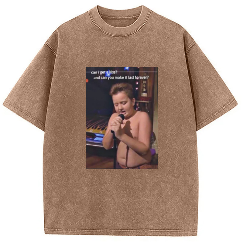 Modecanvas Gibby Singing iCarly Washed T-Shirt-modecanvas