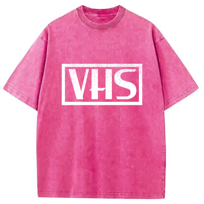 Modecanvas VHS Logo Washed T-Shirt