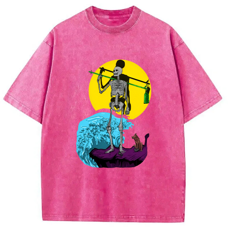 Modecanvas The Fool Tarot Washed T-Shirt
