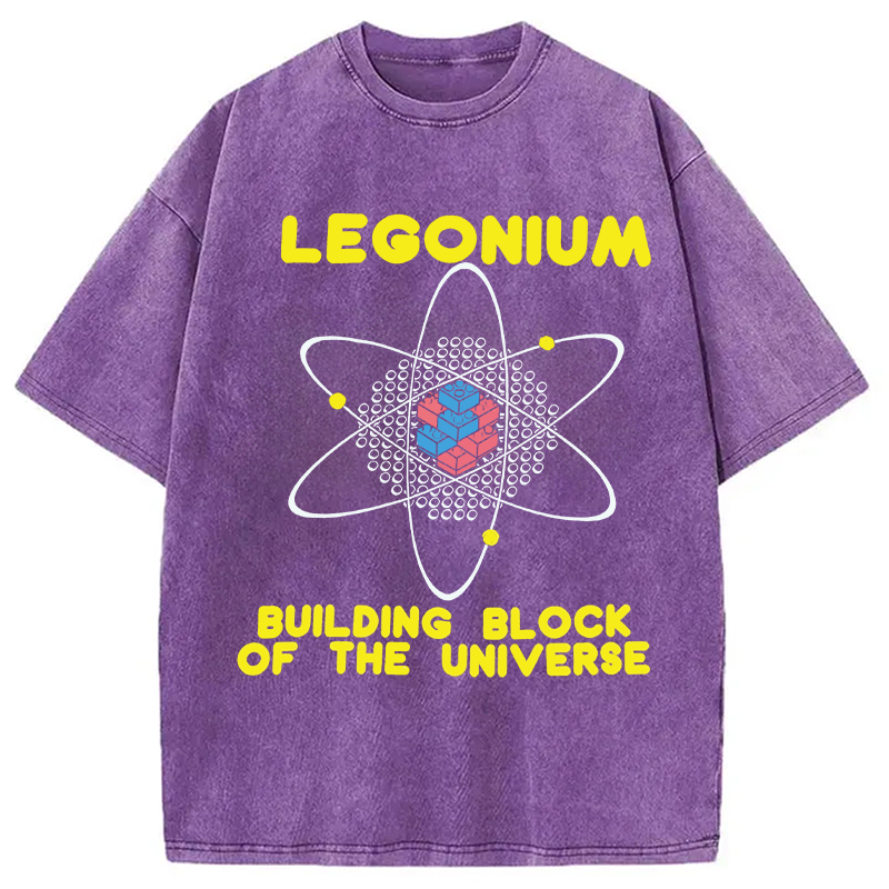 Modecanvas Legonium DTG Printing Washed T-Shirt