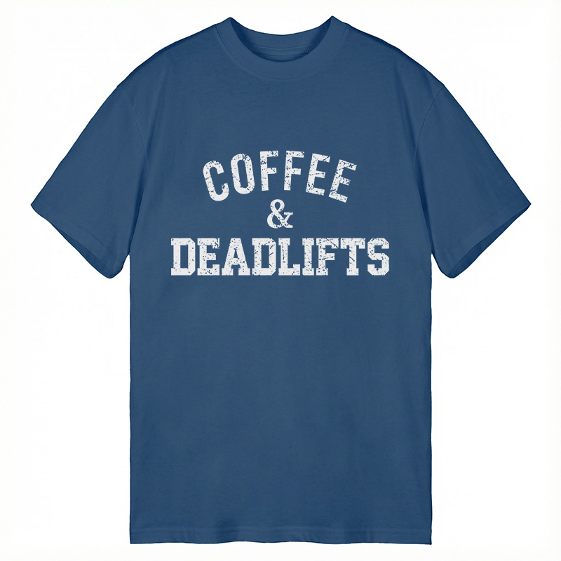 Modecanvas Coffee and Deadlifts DTG Printing Classic T-Shirt