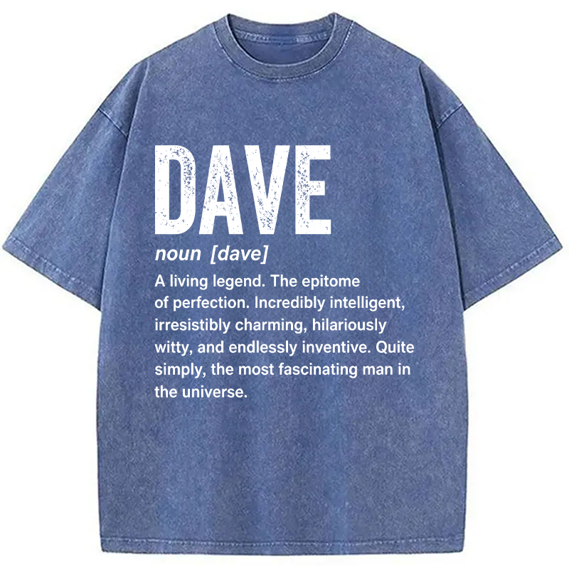 Modecanvas Dave Definition DTG Printing Washed T-Shirt