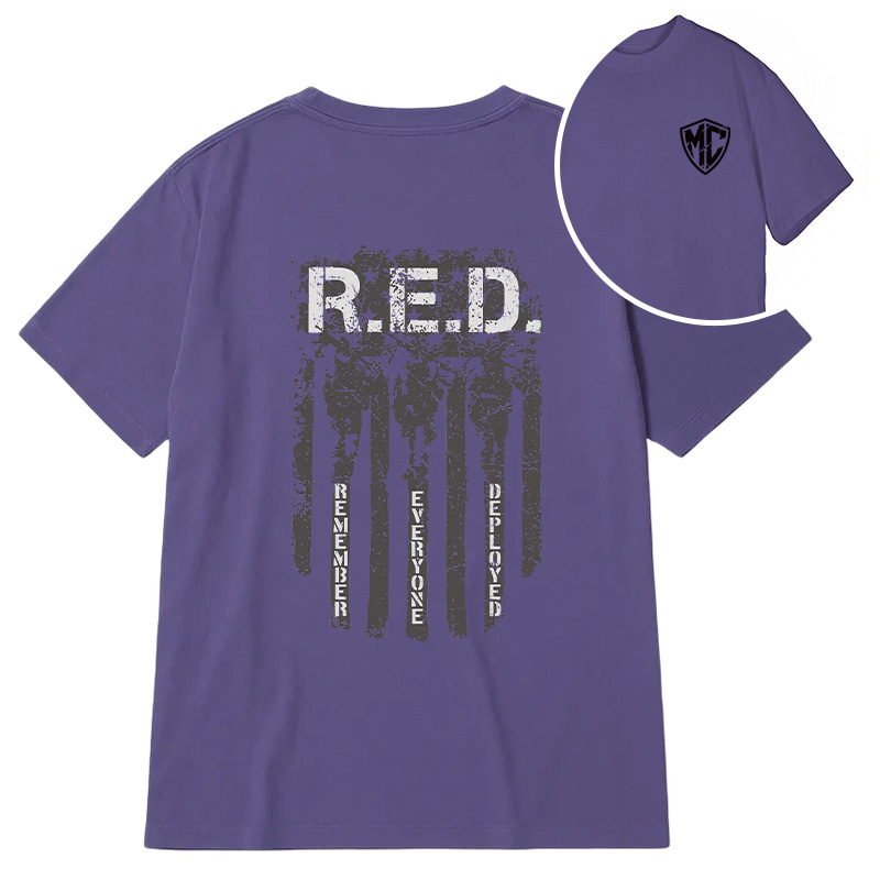 Modecanvas Remember Everyone DTG Printing Back Classic T-Shirt
