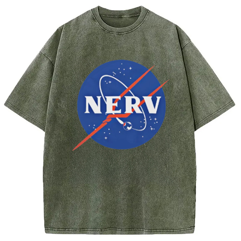 Modecanvas Japanese NERV Washed T-Shirt