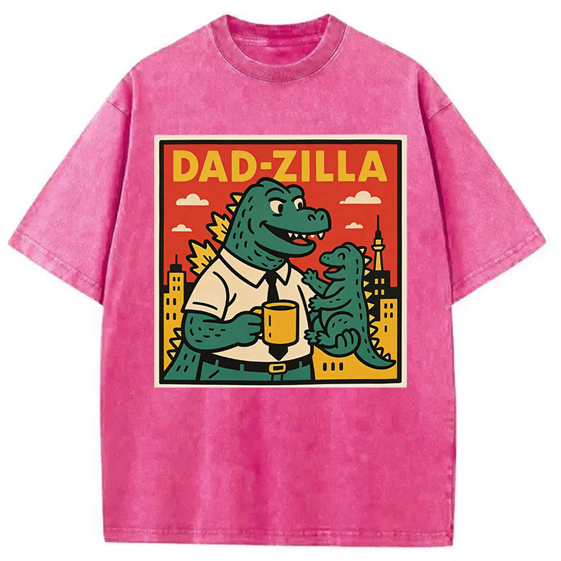 Modecanvas Dadzilla DTG Printing Washed T-Shirt