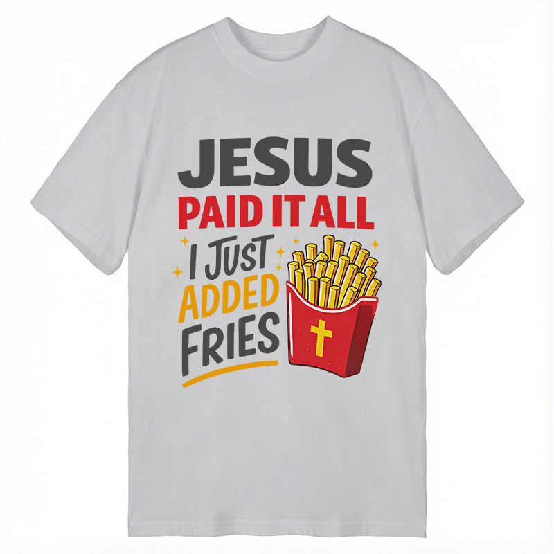 Modecanvas Jesus Paid It All DTG Printing Classic T-Shirt-modecanvas
