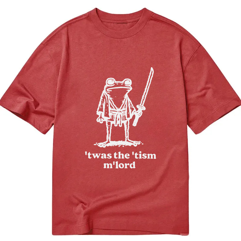 Modecanvas Focused Samurai Frog DTG Printing Classic T-Shirt-modecanvas