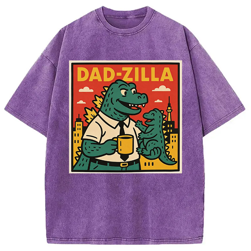Modecanvas Dadzilla DTG Printing Washed T-Shirt