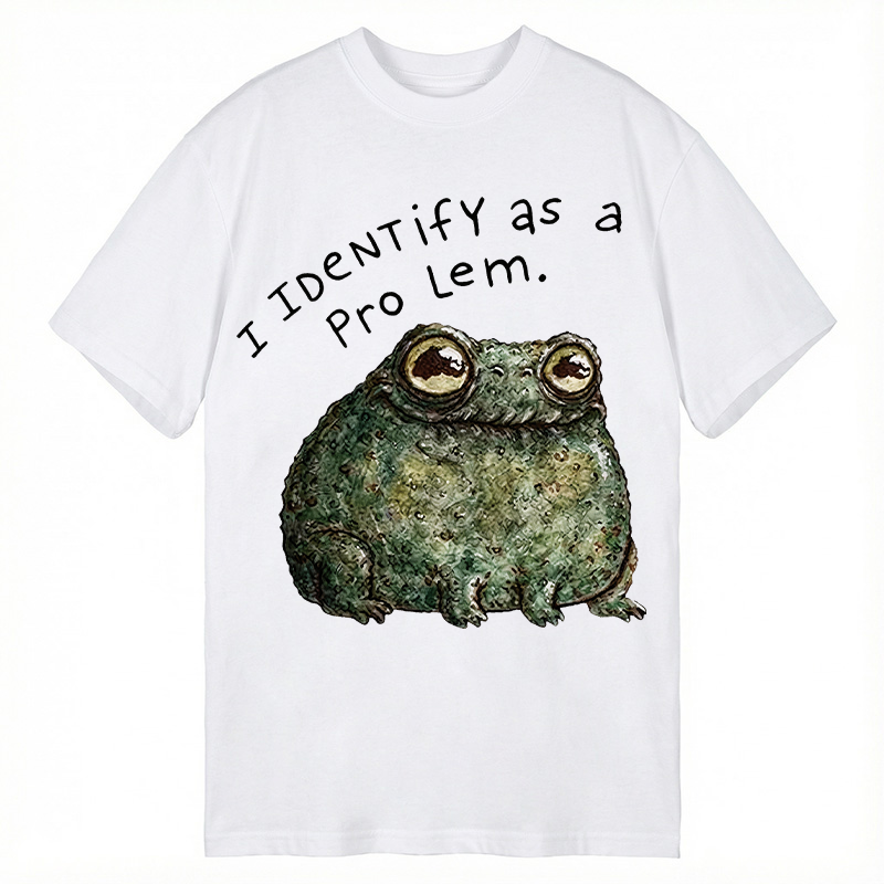Modecanvas Sarcastic Frog Self Deprecating DTG Printing Classic T-Shirt-modecanvas