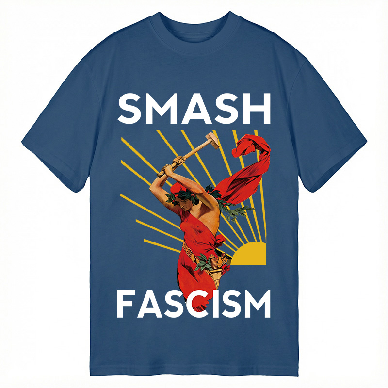 Modecanvas Smash Fascism DTG Printing Classic T-Shirt