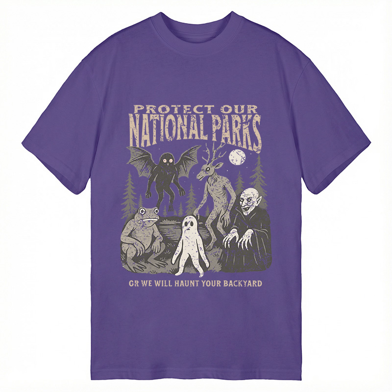 Modecanvas We Will Hurt Your Backyard DTG Printing Classic T-Shirt