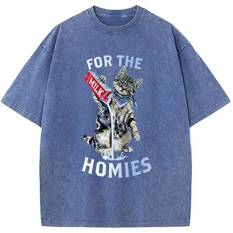 Modecanvas For The Homies DTG Printing Washed T-Shirt