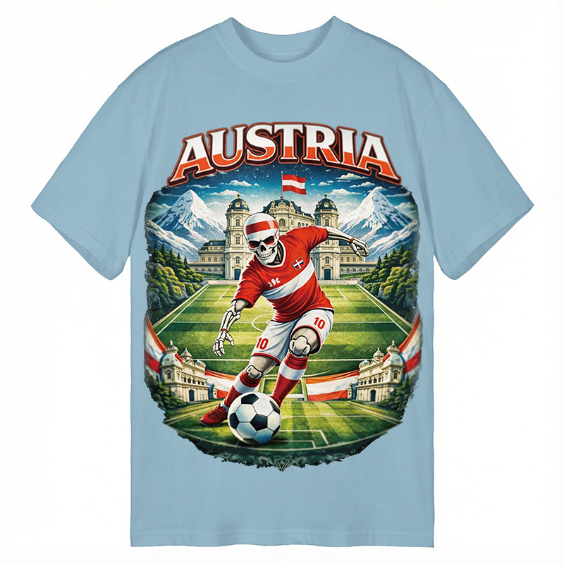 Modecanvas Austria Soccer DTG Printing Classic T-Shirt-modecanvas