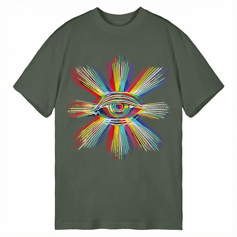 Modecanvas Prism of Perception DTG Printing Classic T-Shirt-modecanvas