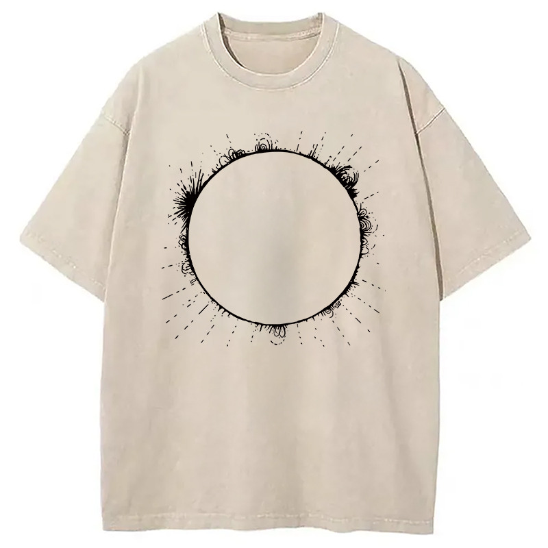 Modecanvas Solar Flare Washed T-Shirt
