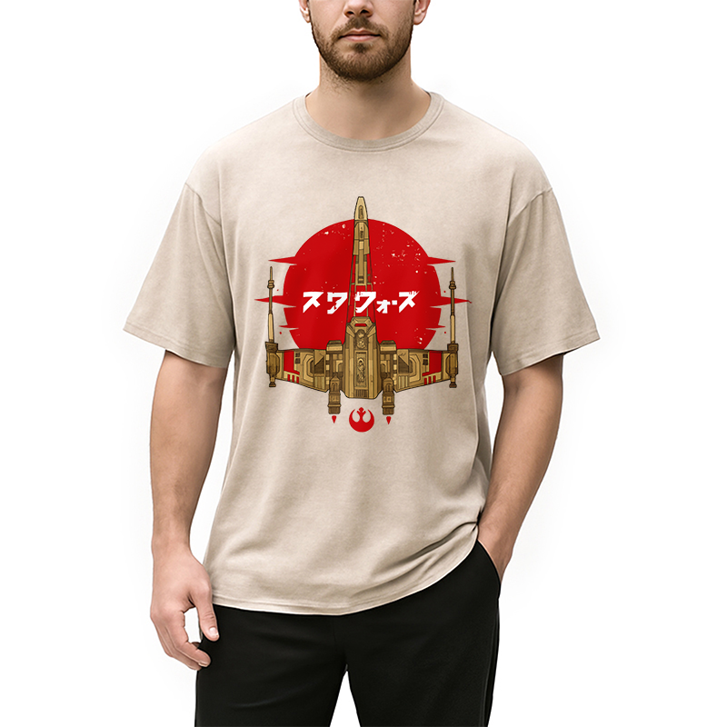 Modecanvas Ancient Starfighter Vintage Washed T-Shirt