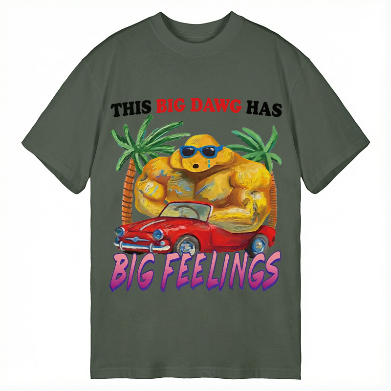 Modecanvas Big Dawg DTG Printing Classic T-Shirt-modecanvas
