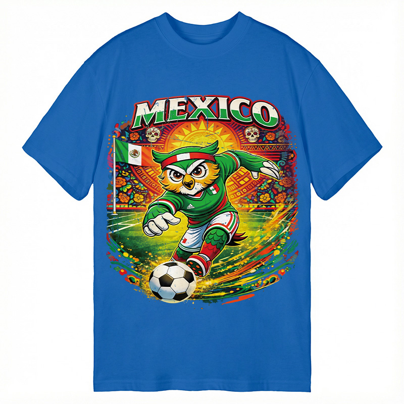 Modecanvas Mexico Soccer DTG Printing Classic T-Shirt-modecanvas