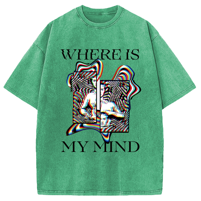 Modecanvas Psychedelic Rave Fashion DTG Printing Washed T-Shirt
