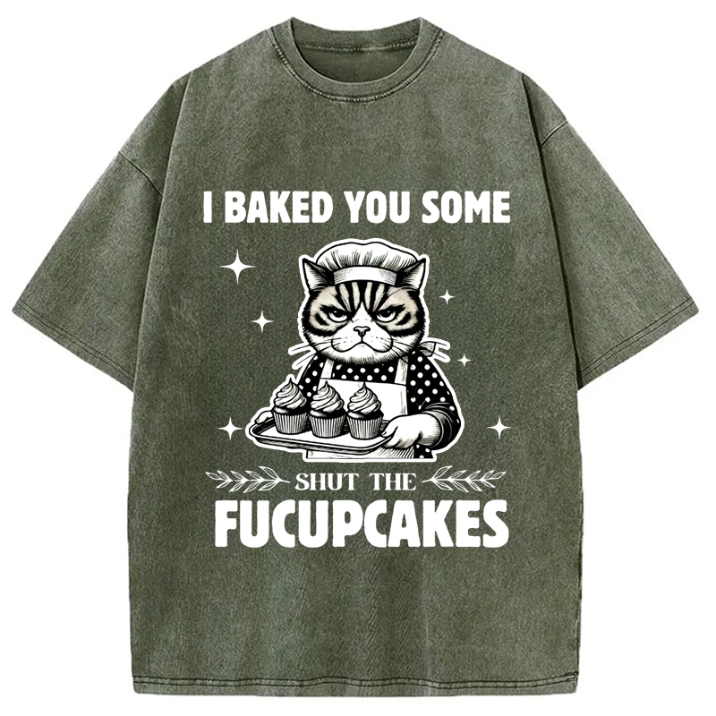 Modecanvas I Breakd You Some Pucupcakes Washed T-Shirt