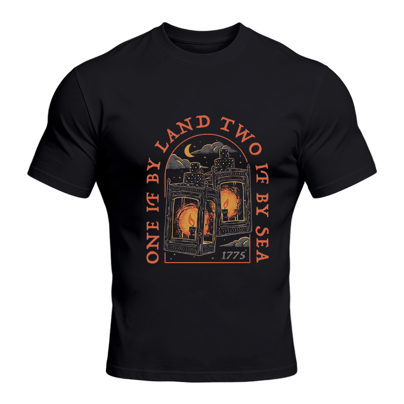 Modecanvas One If By Land Two If By Sea DTG Printing Classic T-Shirt