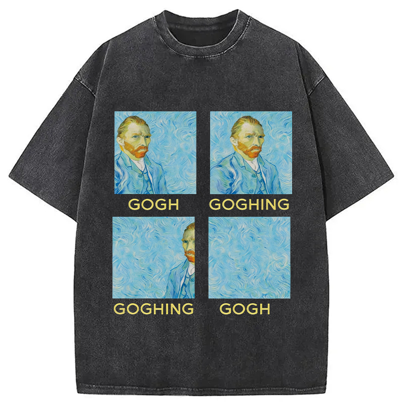 Modecanvas Goghing Goghing Gone Washed T-Shirt