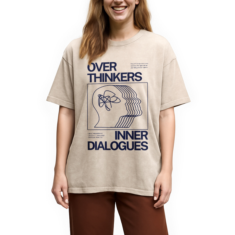 Modecanvas Master Your Mind Washed T-Shirt