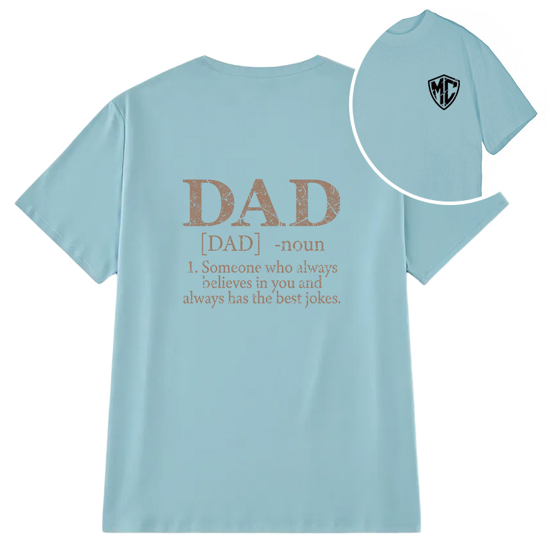 Modecanvas Dad Defined DTG Printing Back Classic T-Shirt