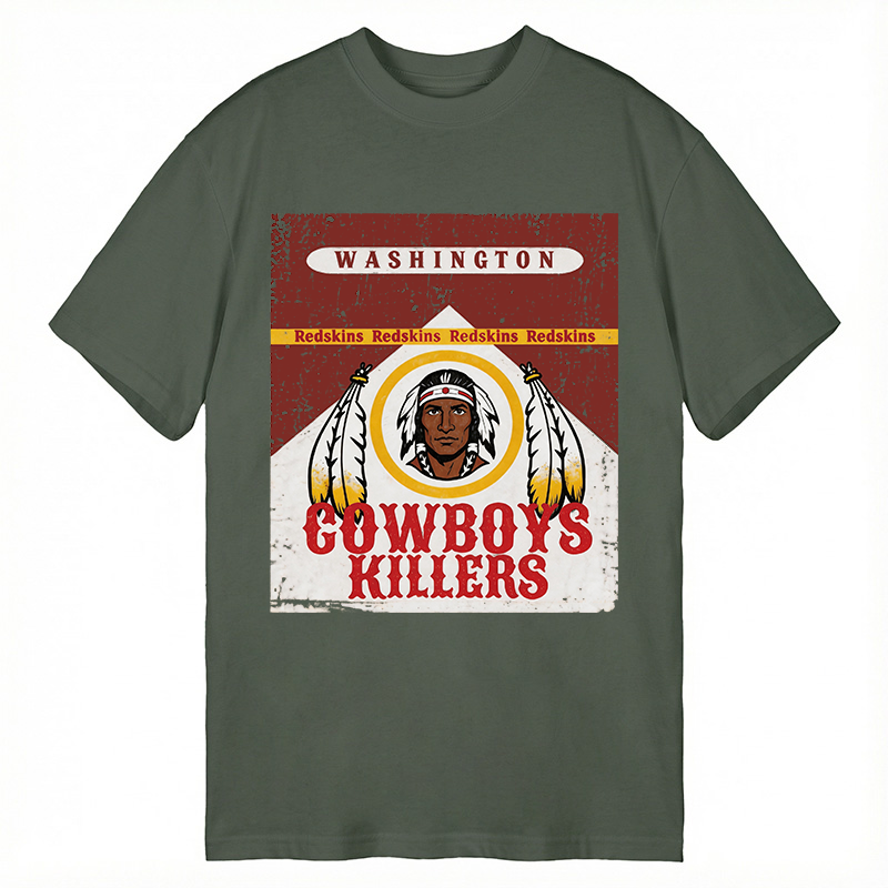 Modecanvas Vintage Killers Washington Redskins DTG Printing Classic T-Shirt-modecanvas