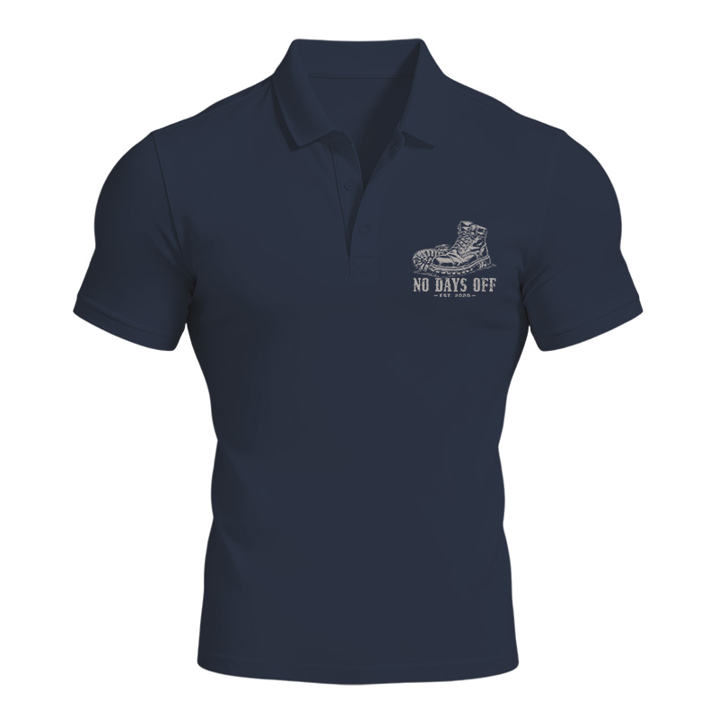Modecanvas No Days Off Polo Shirt