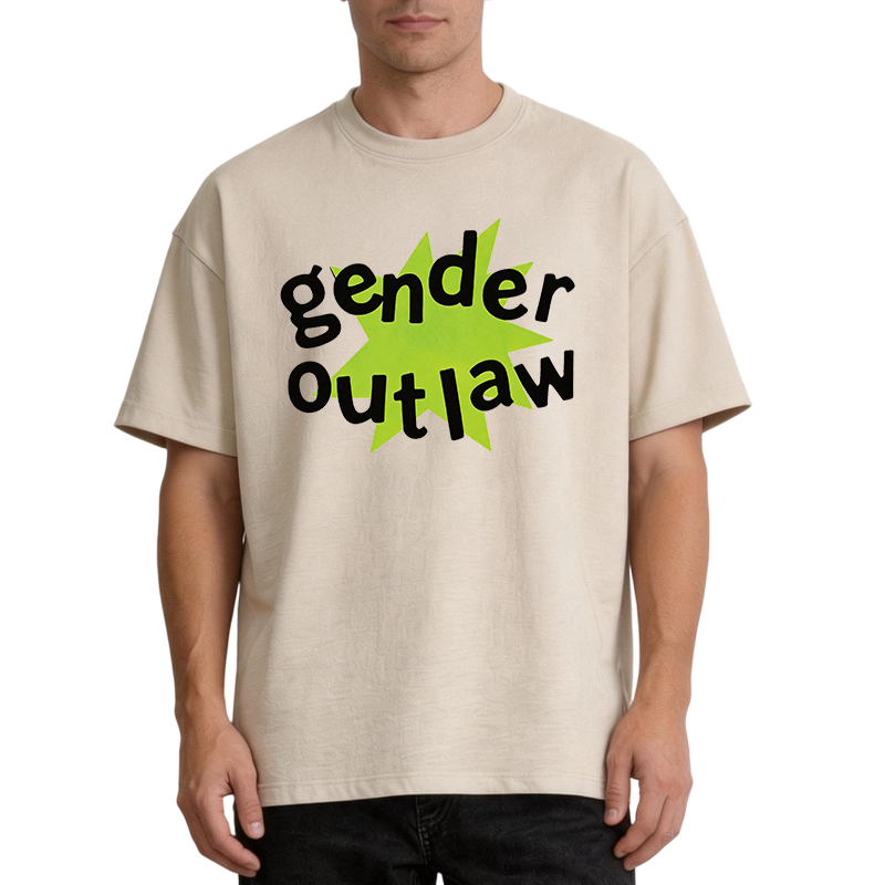 Modecanvas Gender Outlaw DTG Printing Washed T-Shirt