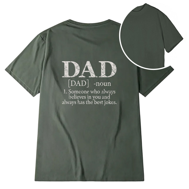 Modecanvas Dad Defined DTG Printing Back Classic T-Shirt
