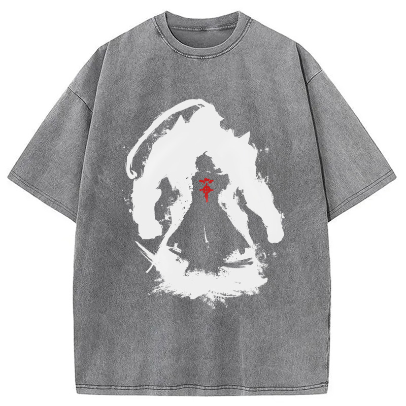 Modecanvas Elric Brothers - FMA Washed T-Shirt