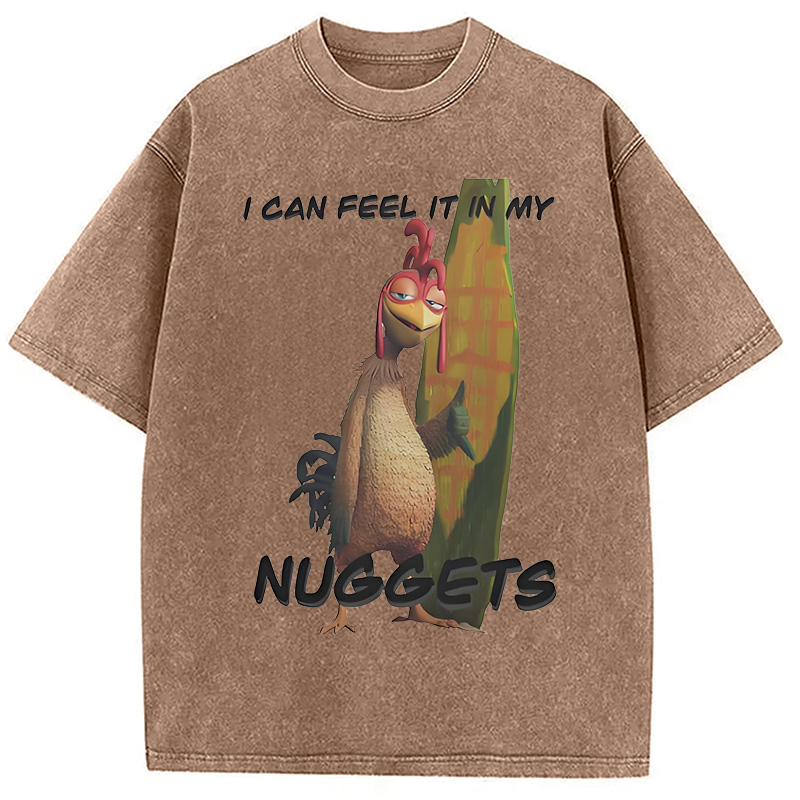 Modecanvas Chicken Joe Washed T-Shirt-modecanvas