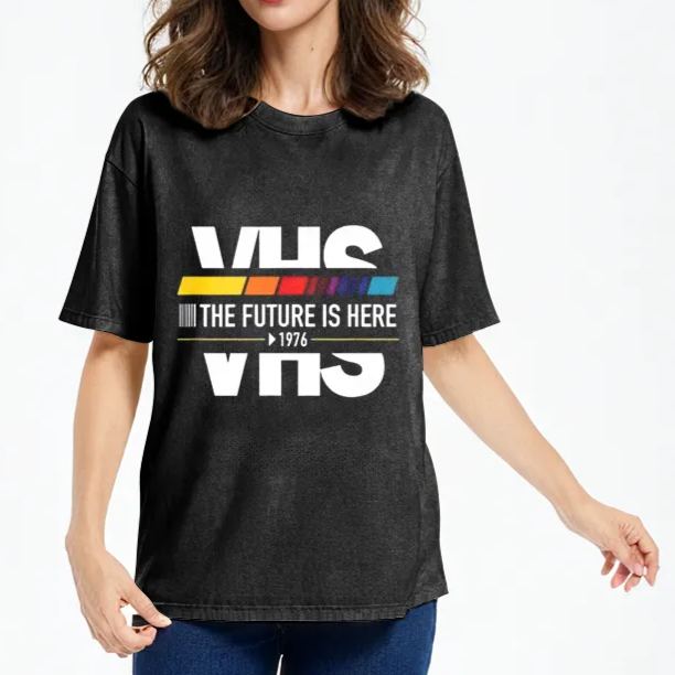 Modecanvas VHS Vintage Japanese Washed T-Shirt